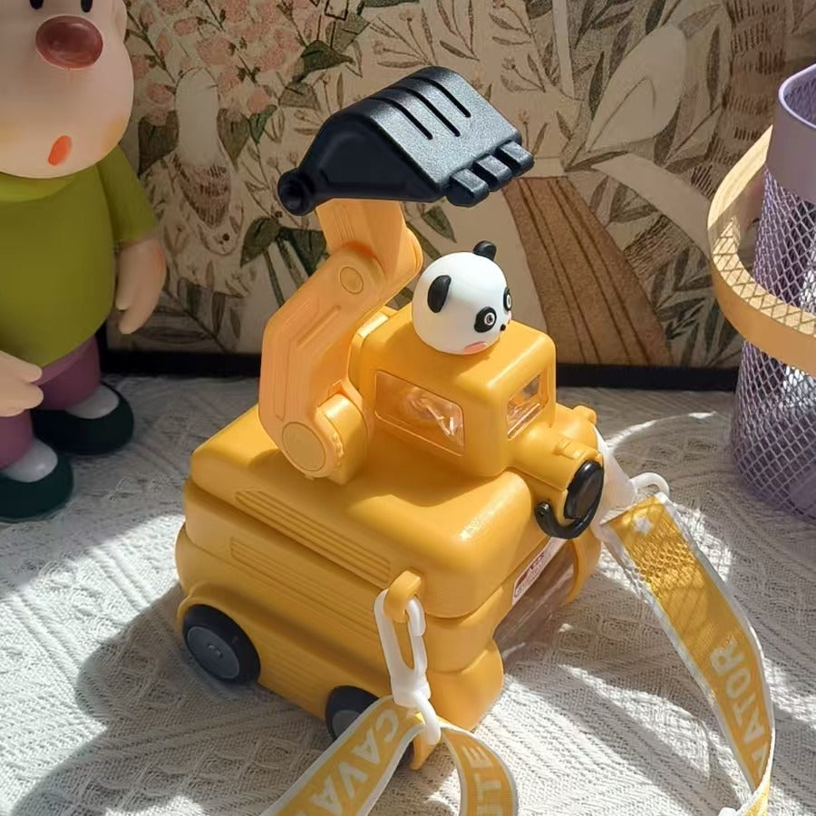 Excavator Water Bottle for Kids – With Carry Strap
