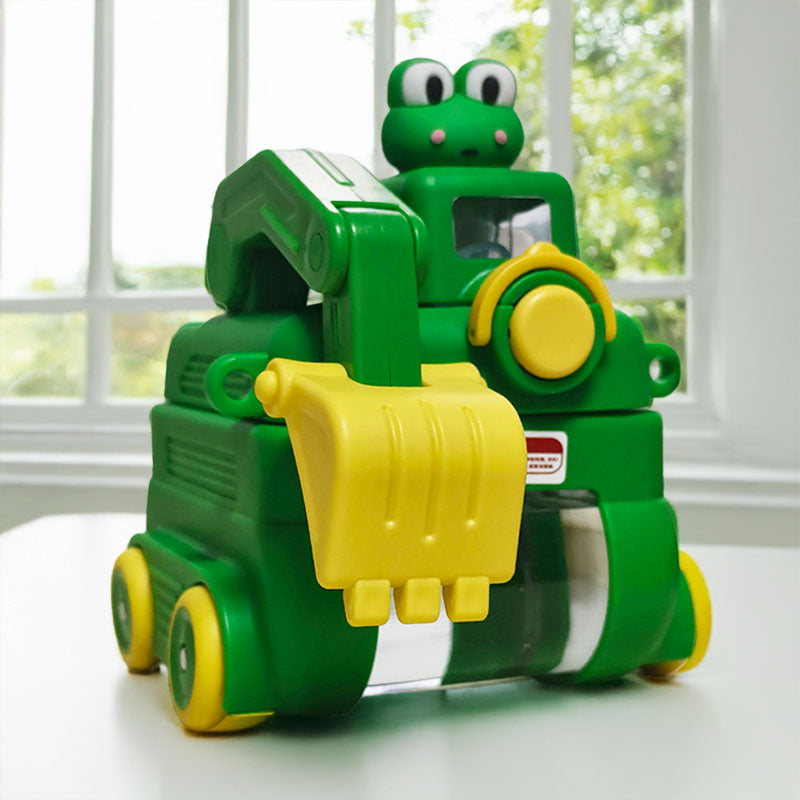 Excavator Water Bottle for Kids – With Carry Strap